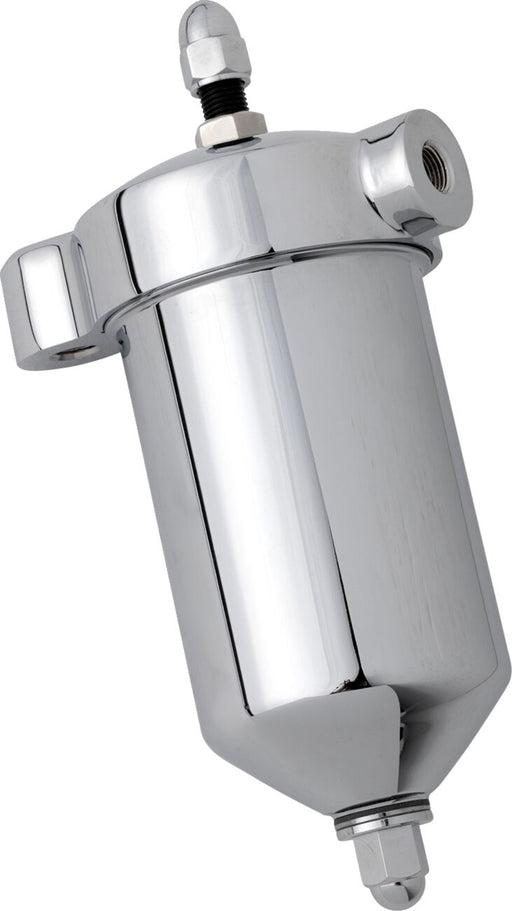 Drag Specialties Oil Filter Assembly Chrome Silver Aluminium Die Cast