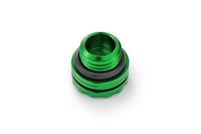 Daytona CNC Oil Filler Cap Anodised Green CNC Billet Aluminium