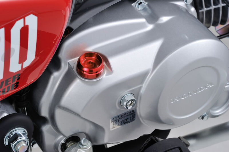 Daytona Bullet Oil Filler Cap Red Aluminium