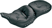 Mustang Seats One-Piece Ultra Regal Touring Seat w/Studs for 1997-2007 Harley-Davidson Electra Glide and 1998-2007 Harley-Davidson Road Glide Motorcycles #75570