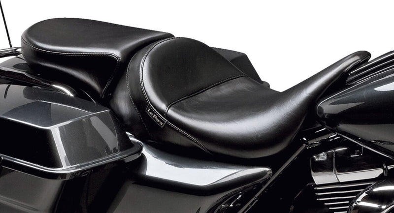 Le Pera Aviator Pillion Pad Black Narrow Passenger #LK-017P