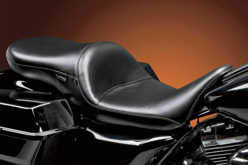 Le Pera Maverick Daddy Long Legs Seat Black One-Piece Vinyl #LK-957DLS