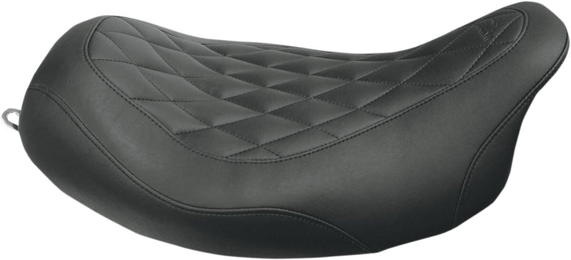 Mustang Wide Tripper™ Solo Seat Black Synthetic Leather #76694