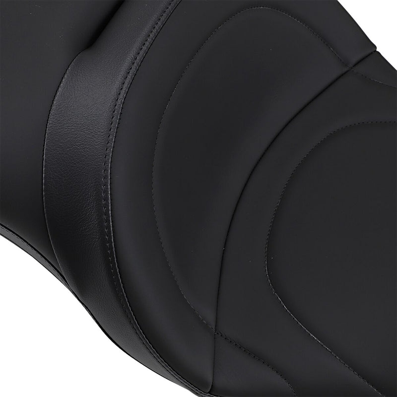 Drag Specialties Backrest Compatible 2-Up Leather Touring Seat #0801-0833