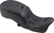 Drag Specialties Backrest Compatible 2-Up Leather Touring Seat #0801-0835