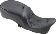 Drag Specialties Backrest Compatible 2-Up Leather Touring Seat #0801-0835