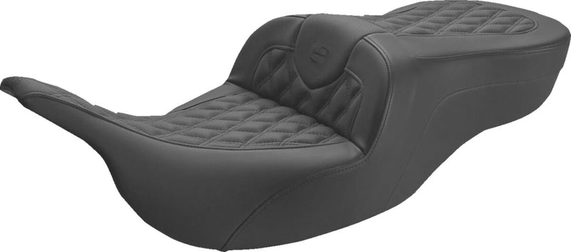 Saddlemen Road Sofa LS Seat for 1997-2007 Harley-Davidson Electra Glide and 1998-2007 Harley-Davidson Road Glide Black #897-07-182