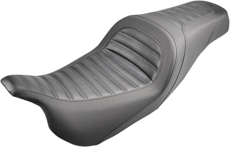 Saddlemen Slim-RP Seat for 2009-2013 Harley-Davidson Trike and 2008-2025 Harley-Davidson Touring Models Black #808-07B-161