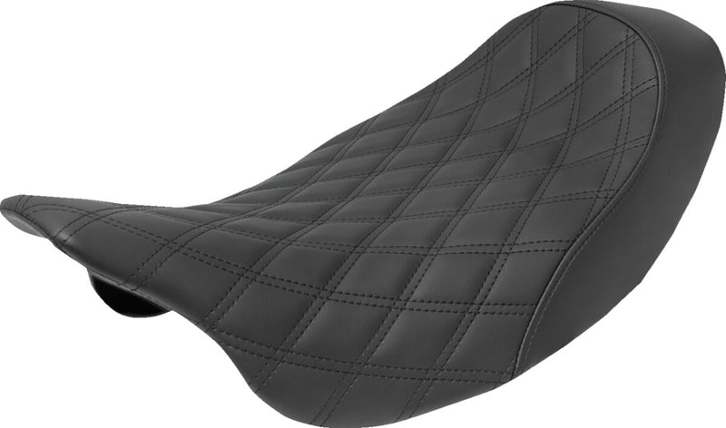 Saddlemen Renegade LS Solo Seat For 2008-2023 Harley-Davidson FLHR, FLHT, FLHX & FLTR Touring Models Black