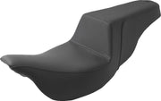 Saddlemen Black Step-Up Gripper Seat for 2008-2025 Harley-Davidson Touring Models