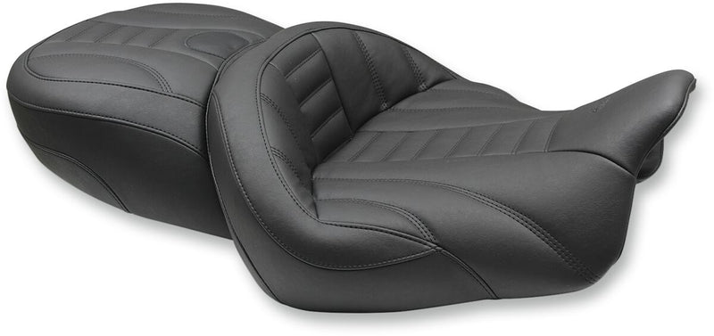 Mustang Super Touring Seat Black 2-Up Seat Vinyl #79598