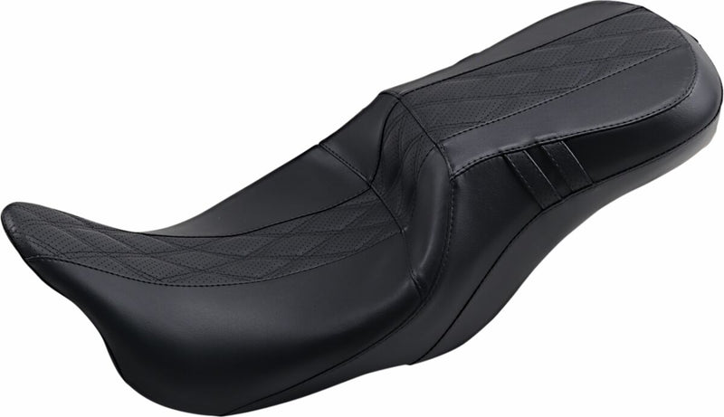Le Pera Outcast GT Seat Outcast GT-2 Black 2-Up Seat Vinyl #LK-997GT2