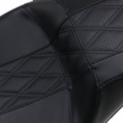 Le Pera Outcast GT Seat Outcast GT-2 Black 2-Up Seat Vinyl #LK-997GT2