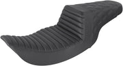Saddlemen Tuck N Roll Lattice Stitch Step Up Seat for 1997-2007 Harley-Davidson Road King and 2006-2007 Harley-Davidson Street Glide Motorcycles Black