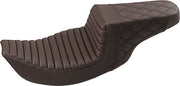 Saddlemen Tuck N Roll Lattice Stitch Step Up Seat for 1997-2007 Harley-Davidson Road King and 2006-2007 Harley-Davidson Street Glide Motorcycles Brown #897-06-176BR