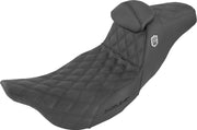 Saddlemen Black Pro Series SDC Performance Grip Seat for 2008-2025 Harley-Davidson Touring Models #SC80807DB0