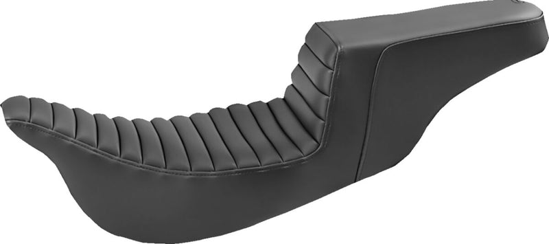 Saddlemen Black Tuck N Roll Extended Reach Step-Up Seat for 2008-2025 Harley-Davidson Touring Models