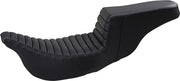 Saddlemen Black Tuck N Roll Extended Reach Step-Up Seat for 2008-2025 Harley-Davidson Touring Models #808-07B-171EXT