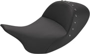 Saddlemen Black Studded Low Solo Seat for 2006,2008-2025 Harley-Davidson Touring Models