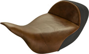 Saddlemen Brown Lariat Extended Solo Seat for 2007-2024 Harley-Davidson Touring and 2009-2013 Harley-Davidson Trikes Brown| Distressed #808-07B-0041EXT
