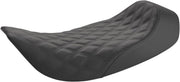Saddlemen Black Renegade Lattice Stitched Solo Seat for 1997-2007 Harley-Davidson Road King and 2006-2007 Harley-Davidson Street Glide Motorcycles