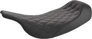 Saddlemen Black Renegade Lattice Stitched Solo Seat for 1997-2007 Harley-Davidson Electra Glide and 1998-2007 Harley-Davidson Road Glide