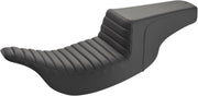 Saddlemen Horizontal Tuck and Roll Step Up Seat for 1997-2007 Harley-Davidson Touring Models Black #897-07-171
