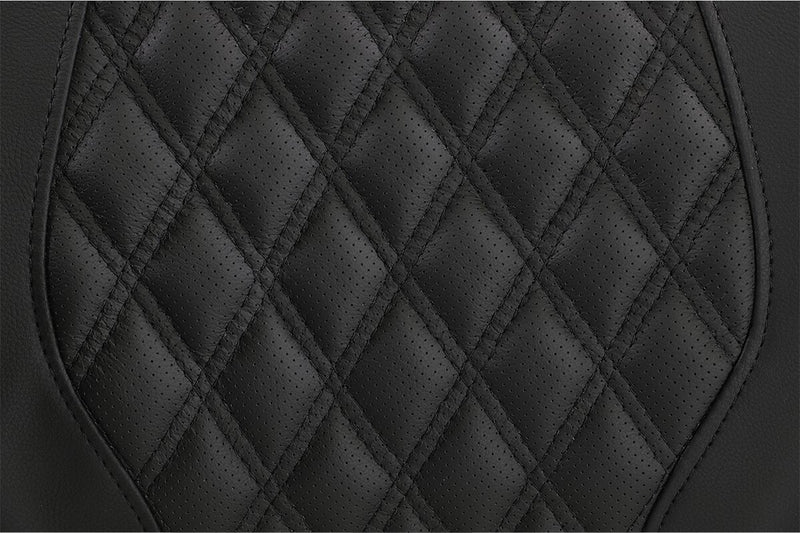 Saddlemen Saddlemen Lattice Stitched Road Sofa Tour Pak Backrest Pad for 2014-2025 Harley-Davidson Touring and 2014-2023 Harley-Davidson Trikes Black #814-07-18400