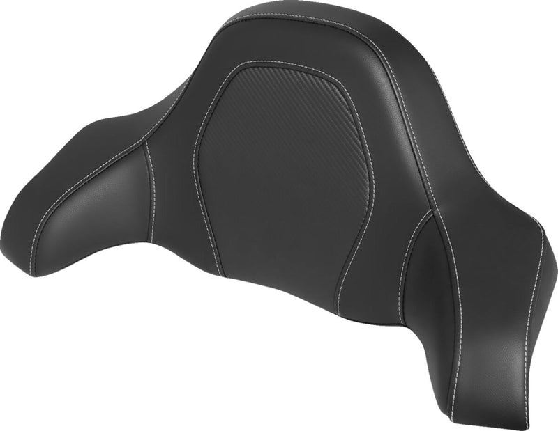 Saddlemen Tour-pak Backrest Pad Cover - Carbon Fiber /  Saddlehyde™, Touring, Carbon Fiber - Black for Harley-Davidson Touring 1994-2013