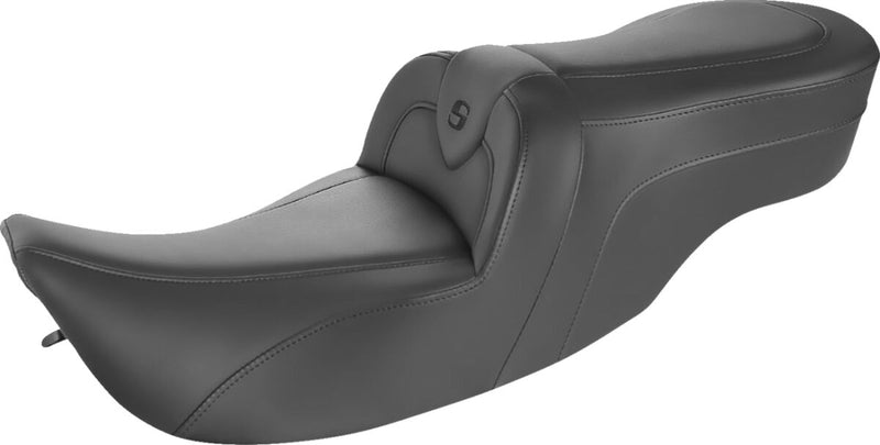 Saddlemen Roadsofa™ Seat - Each, Saddlehyde™, One-Piece - Black for Harley-Davidson Touring 1997-2007