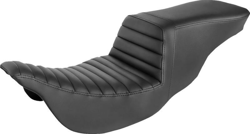 Saddlemen Tour Step-up Seat - Saddlehyde™, 2-Up Seat, Each - Black for Harley-Davidson Touring & Trike 2008-2024