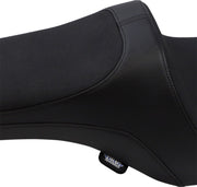 Drag Specialties Black Smooth Predator III Slip Stop Seat for 2008-2025 Harley-Davidson Touring Motorcycles