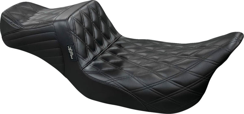 Le Pera Tailwhip Daddy Long Legs Seat Black 2-Up Seat BikerTec #LK-587DLDD