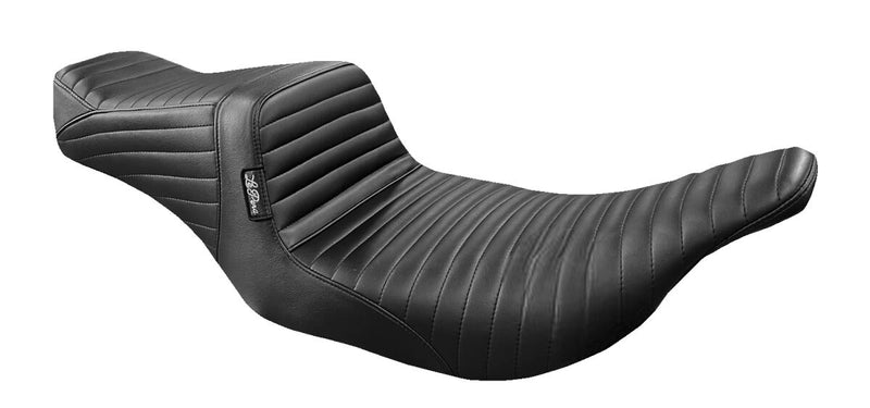 Le Pera Tailwhip Seat Black 2-Up Seat BikerTec #LH-587PT