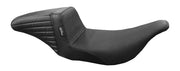 Le Pera Kickflip Seat Black 2-Up Seat BikerTec Foam #LH-597BW