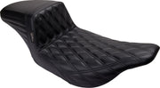Le Pera Kickflip Seat Black 2-Up Seat BikerTec Foam #LH-597DD