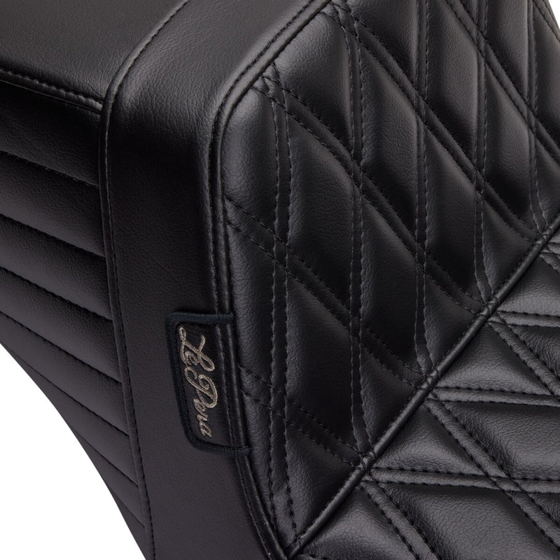 Le Pera Kickflip Seat Black 2-Up Seat BikerTec Foam Each
