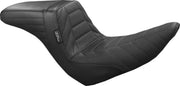 Le Pera Kickflip Seat Black 2-Up Seat BikerTec Foam