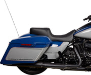 Drag Specialties Seats Performance Predator 2-Up Seat Black Vinyl #0801-1490