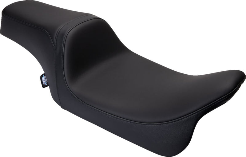 Drag Specialties Seats Predator 1-Up Seat Black Leather Vinyl #08011493