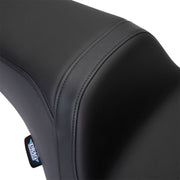 Drag Specialties Seats Predator 1-Up Seat Black Leather Vinyl #08011493