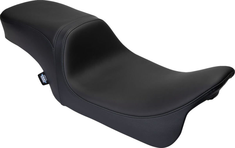 Drag Specialties Seats Performance Predator 2-Up Seat Black Leather Vinyl #08801-1495