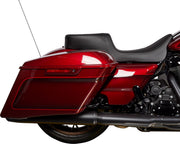 Drag Specialties Seats Performance Predator 2-Up Seat Black Leather Vinyl #08801-1495