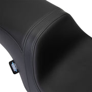 Drag Specialties Seats Performance Predator 2-Up Seat Black Leather Vinyl #08801-1495