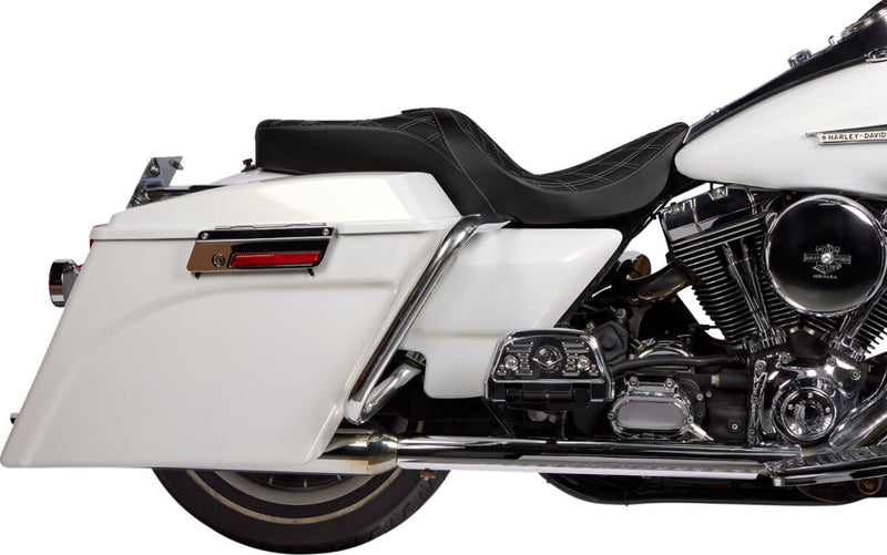 Freedom Touring Seat Black| Silver #08011506-4676C