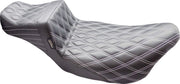 Le Pera Tailwhip Daddy Long Legs Seat Black Grey 2-Up Seat BikerTec