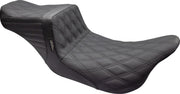 Le Pera Tailwhip Seat Black 2-Up Seat BikerTec #LK-587DDGP