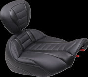 Mustang Deluxe Touring Solo Seat for 2023-2026 Harley-Davidson Black Vinyl #89401GM