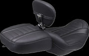 Mustang Deluxe Touring Solo Seat for 2023-2026 Harley-Davidson Black Vinyl #89401GM