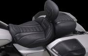 Mustang Deluxe Touring Solo Seat for 2023-2026 Harley-Davidson Black Vinyl #89401GM